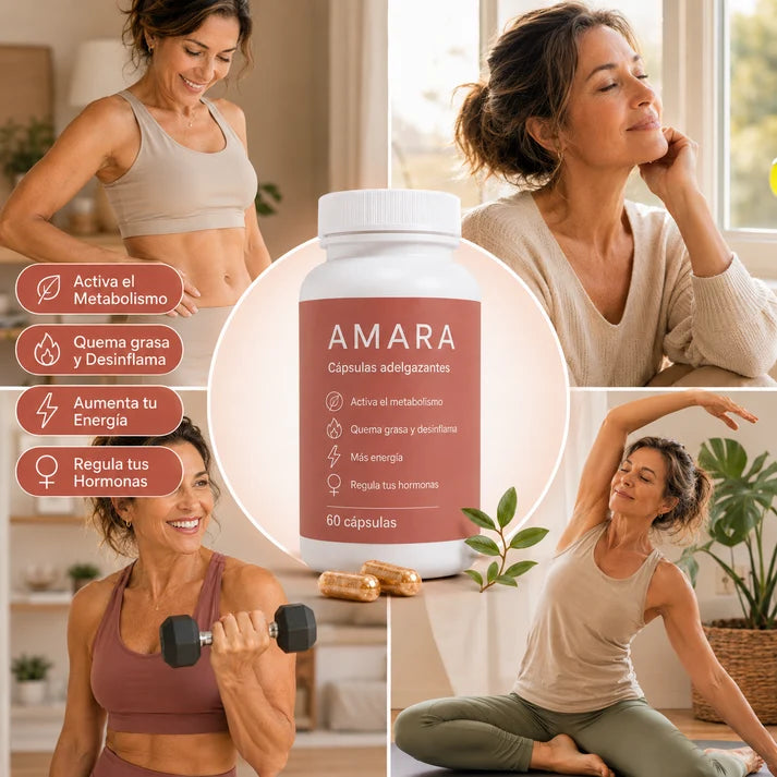 AMARA - Cápsula adelgazante para la menopausia