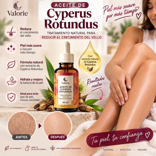 Valorie - Aceite para reducir el crecimiento del vello