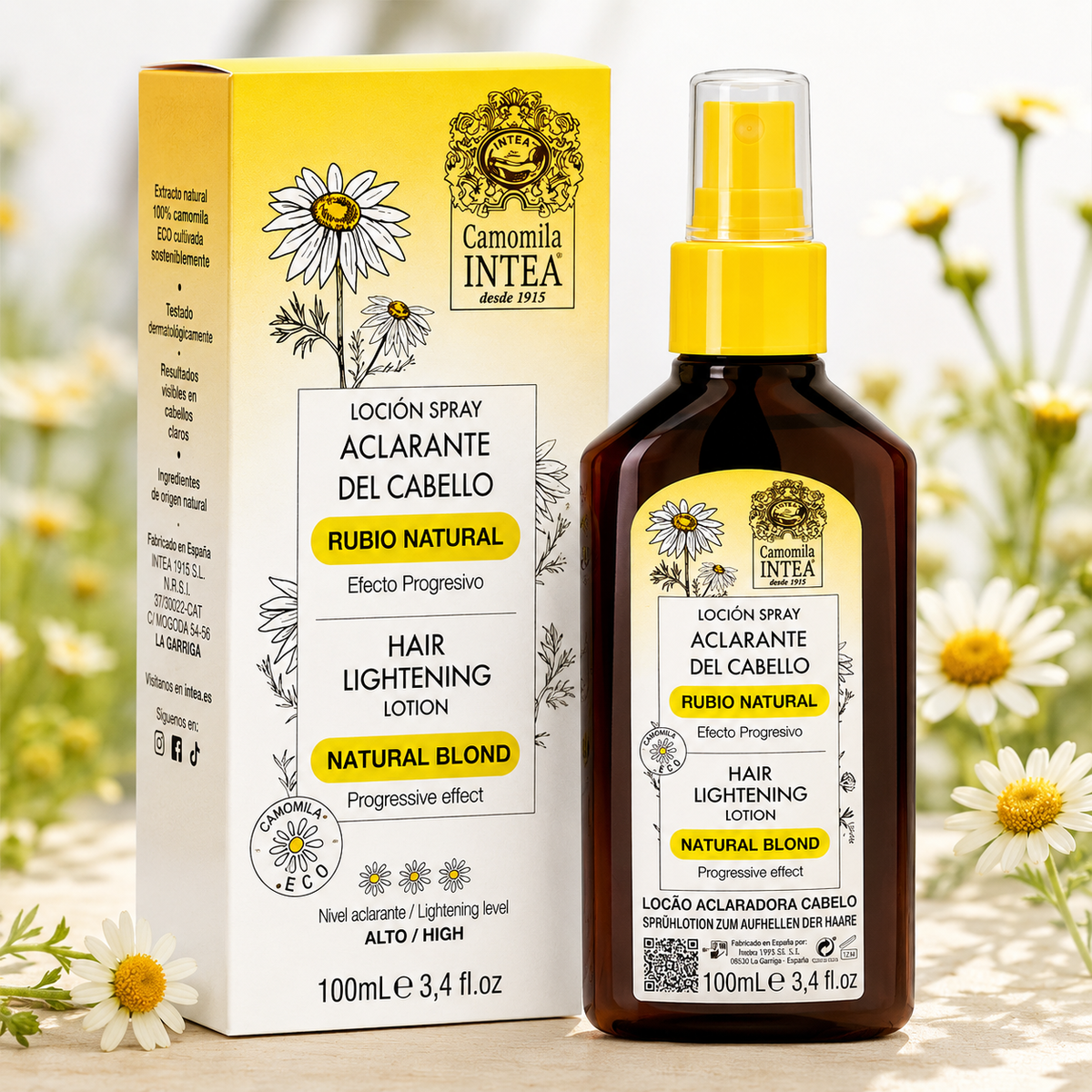 ✨ BLONDEA™ - Aclarante de Cabello Rubio Natural