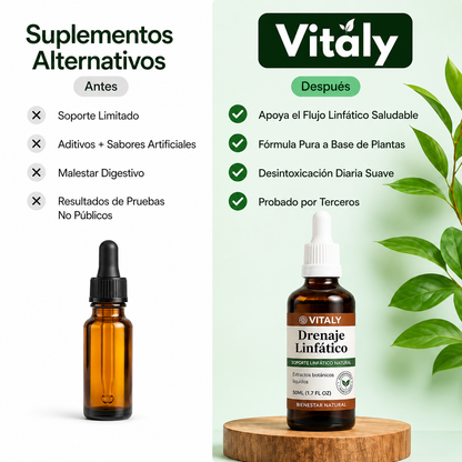 Gotas Vitaly™ - Drena naturalmente la hinchazón