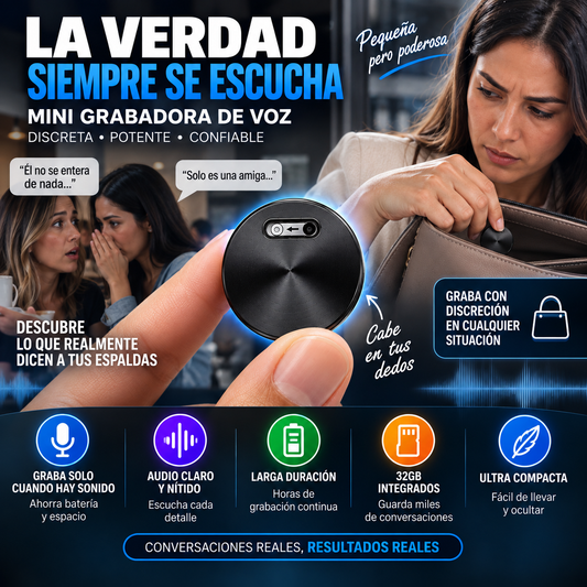 RECORD - Grabadora portátil con activación por voz