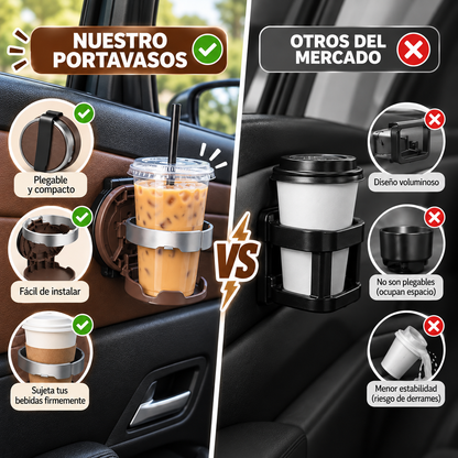 Holder - Portavasos Universal Plegable con Gancho