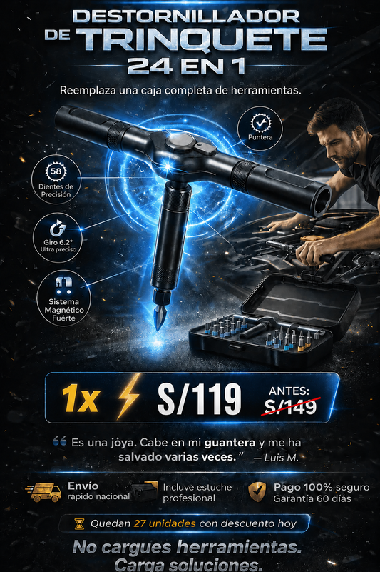 DESTORNILLADOR MAGNETICO 24 EN 1