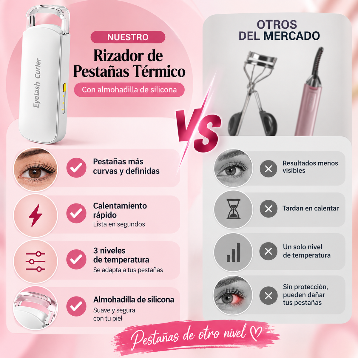 Lunella - Rizador térmico de pestañas