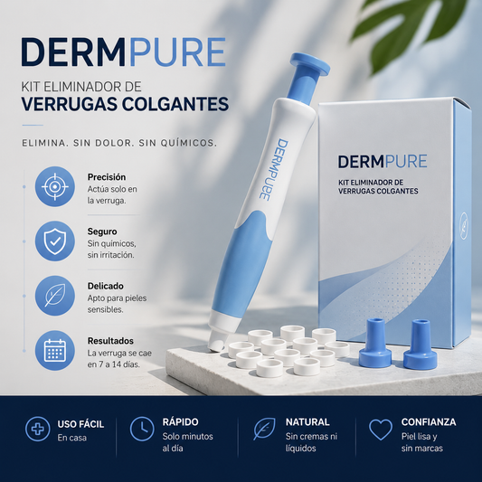 DEMPURE - Kit Eliminador de Verrugas Colgantes