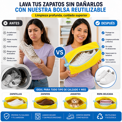 SneakWash- Bolsa protectora para lavar calzado