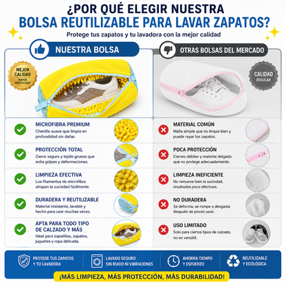 SneakWash- Bolsa protectora para lavar calzado