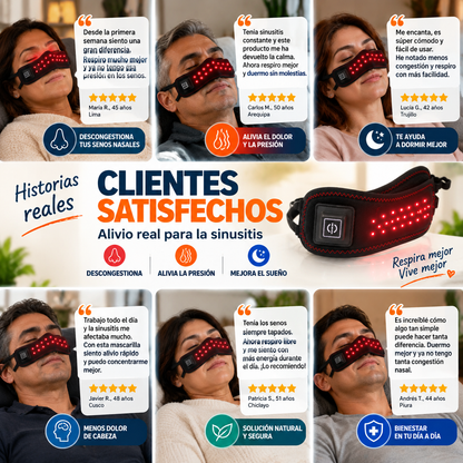 Sinera™ - Mascarilla terapéutica para la sinusitis