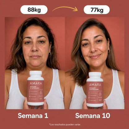 AMARA - Cápsula adelgazante para la menopausia