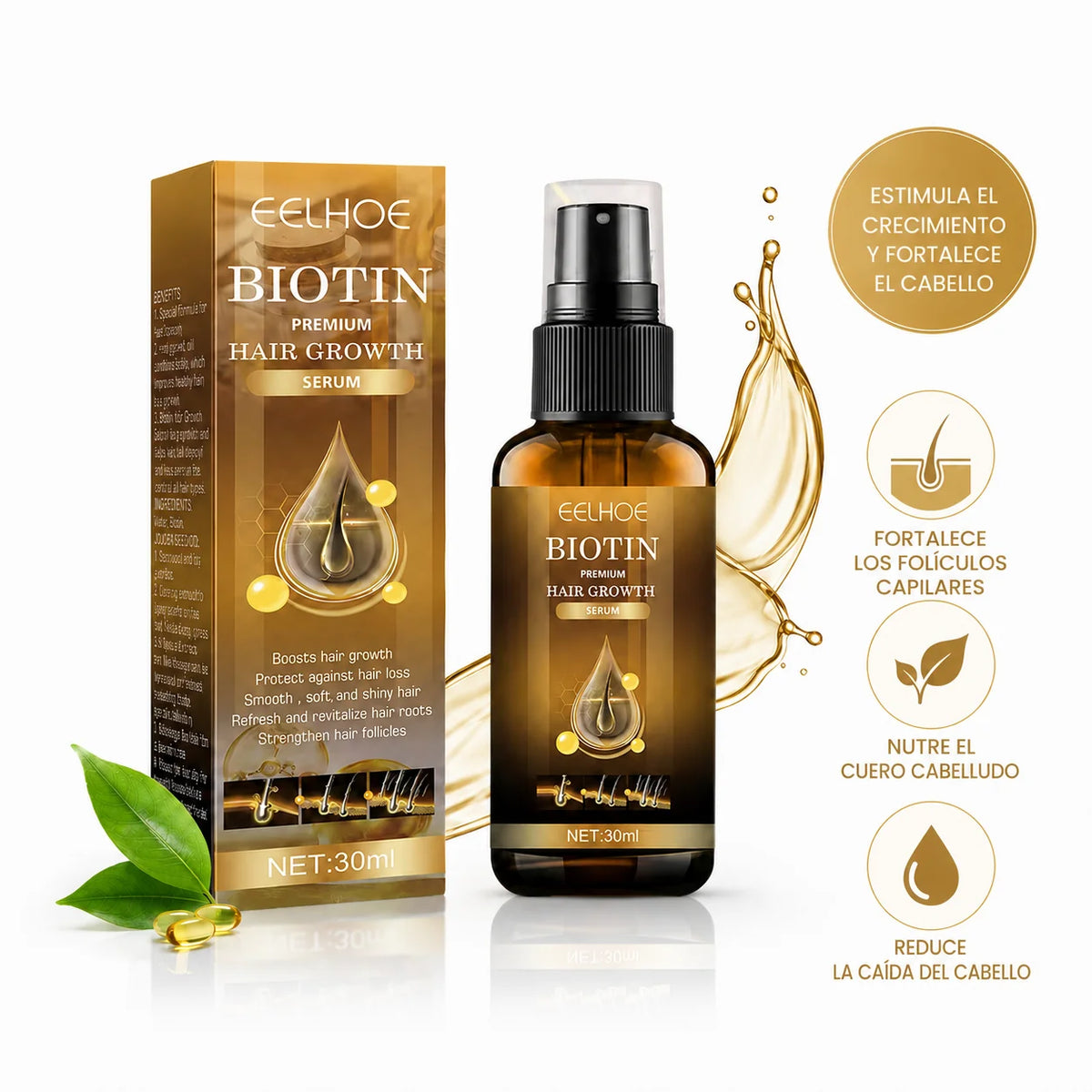 Biotinina - Spray de Boitina Anticaída
