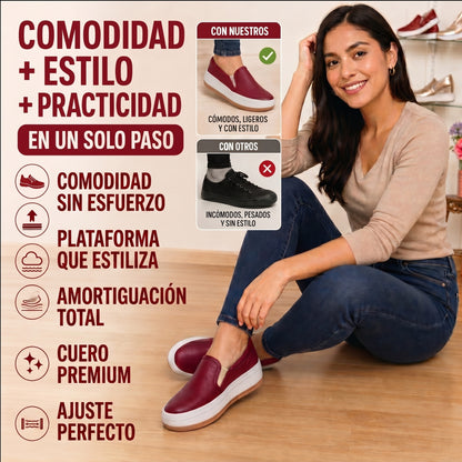 BIANCA CONFORT - ZAPATILLAS CON LA ALTURA IDEAL