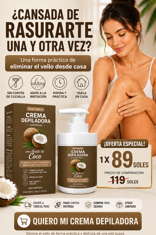 COCONUT - Crema Depiladora
