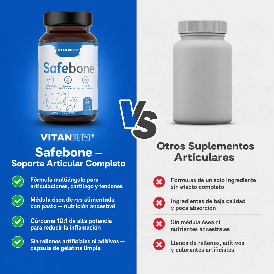 Safebone® — Alivia la inflamación de las articulaciones de forma natural