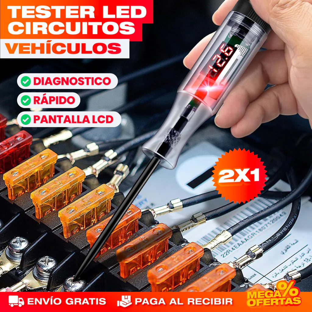 Tester LED de Circuitos para Vehículos – Promo 2x1